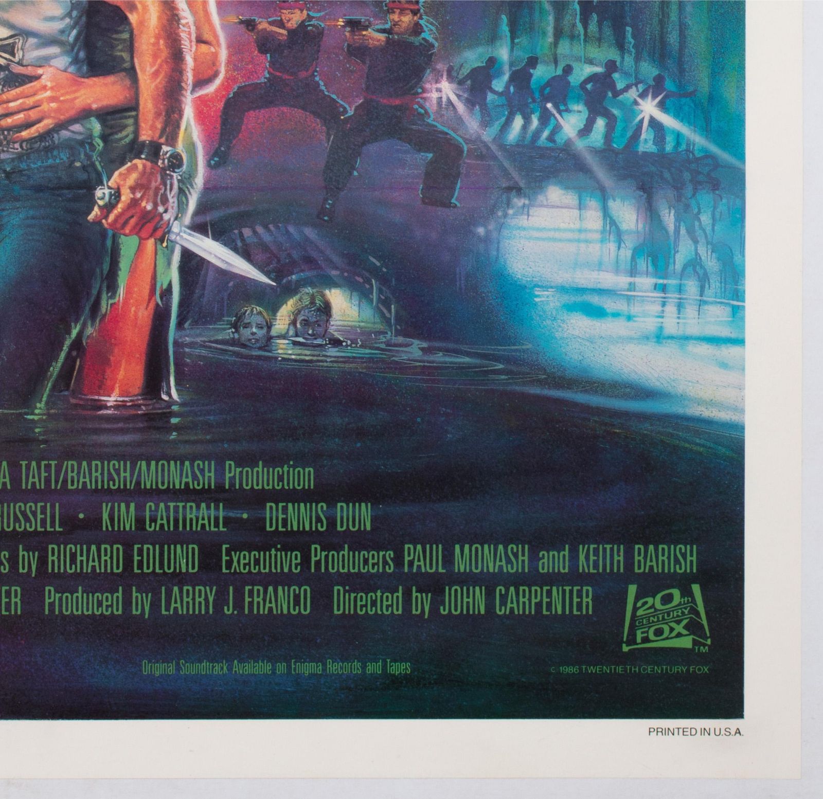 Big Trouble In Little China 1986 Us International 1 Sheet Film Poster, Bysouth photo vintage