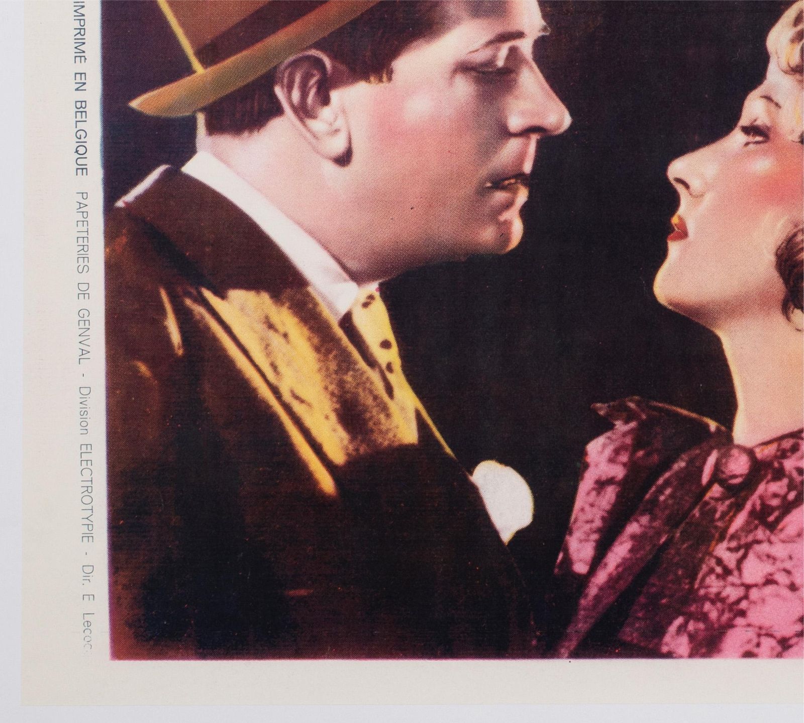 L'alibi 1938 Belgian Film Poster photo buy