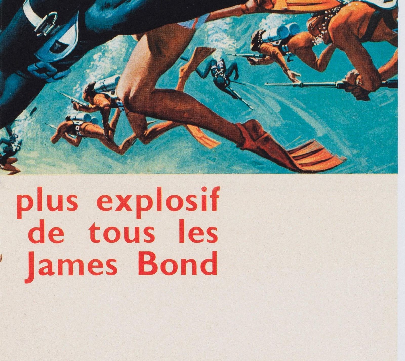 Thunderball 1965 French Moyenne Film Poster, Robert Mcginnis And Frank Mccarthy photo 1458.0