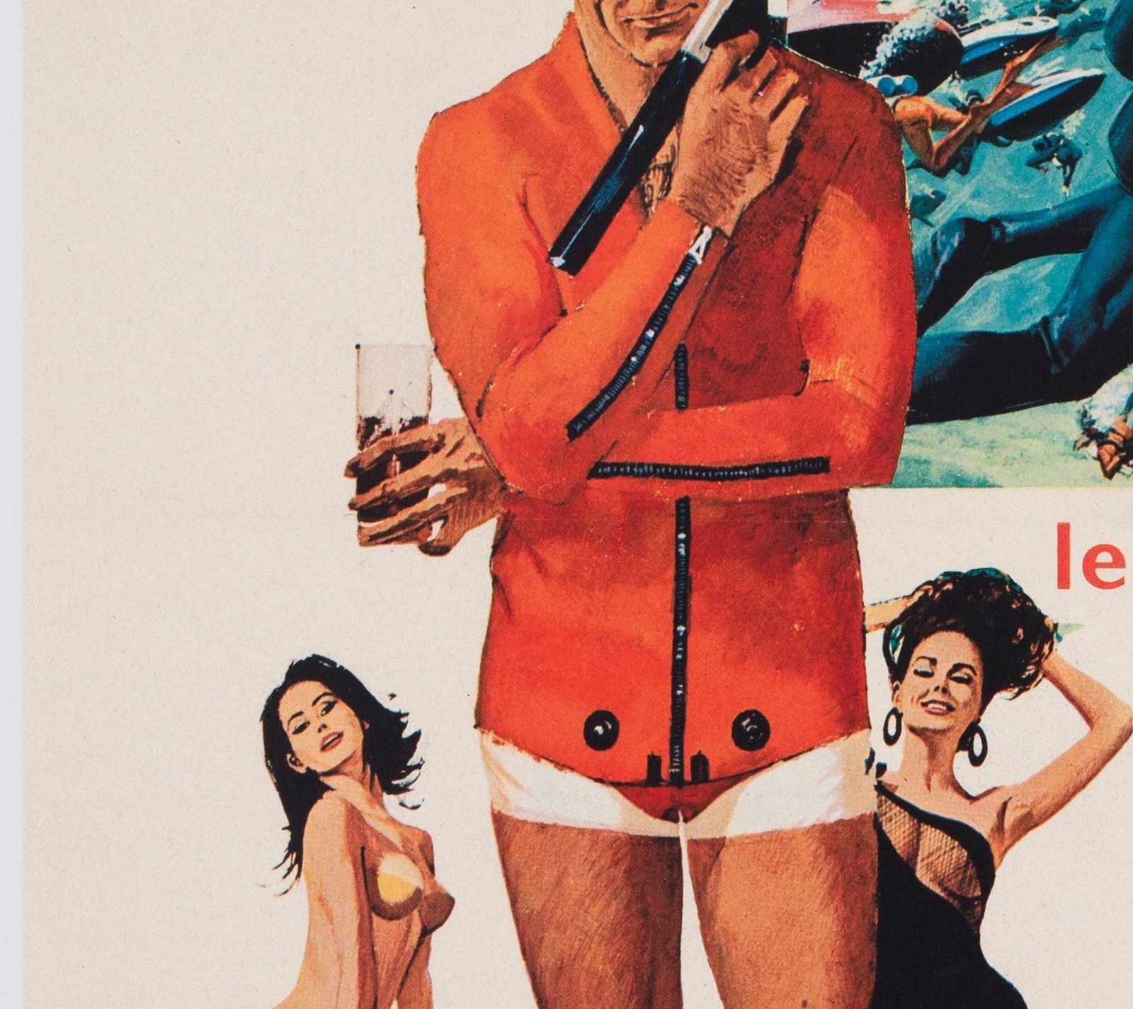 Thunderball 1965 French Moyenne Film Poster, Robert Mcginnis And Frank Mccarthy photo vinterior