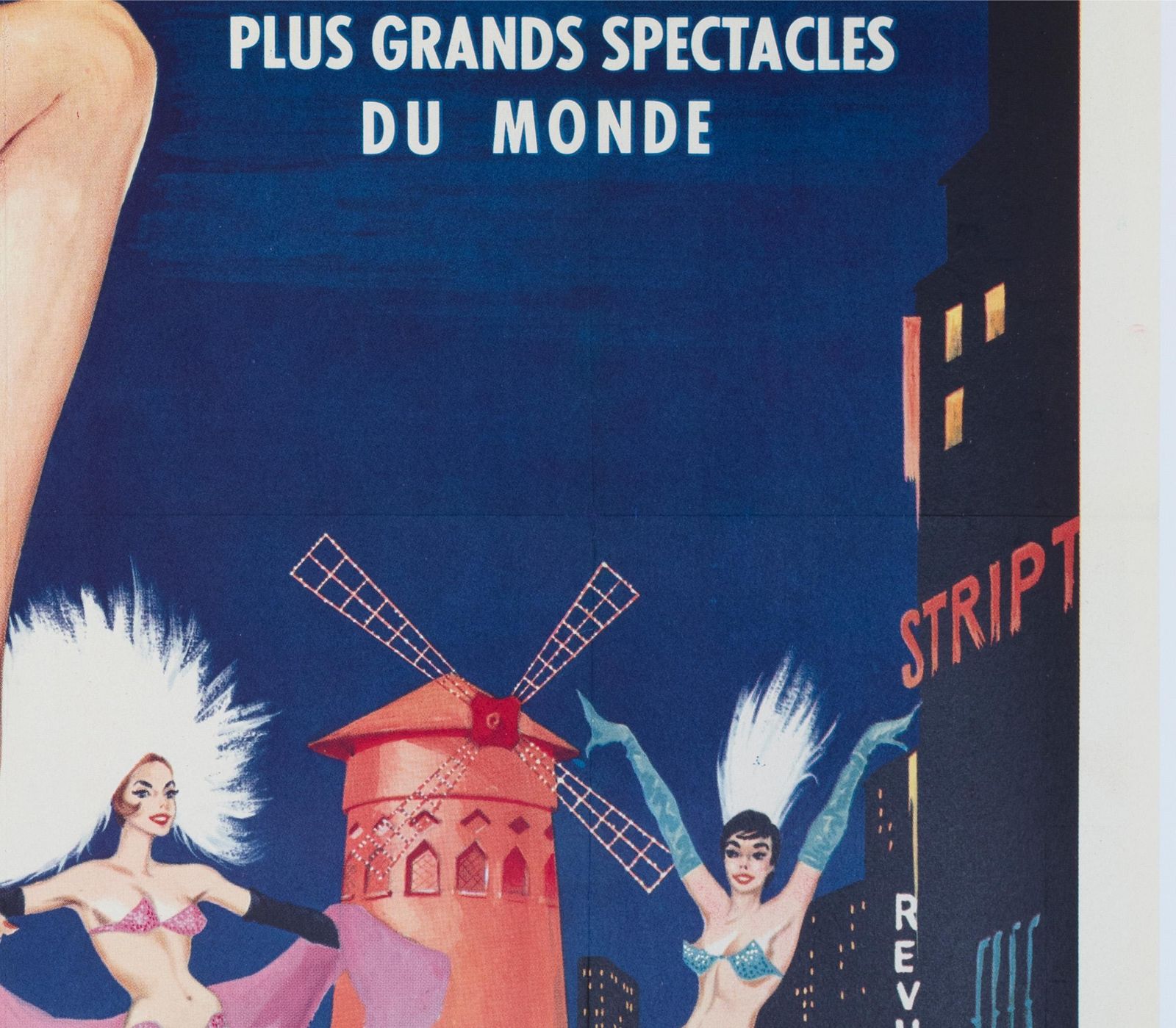 Paris Champagne 1964 French Grande Film Poster, Sinclare photo vinterior