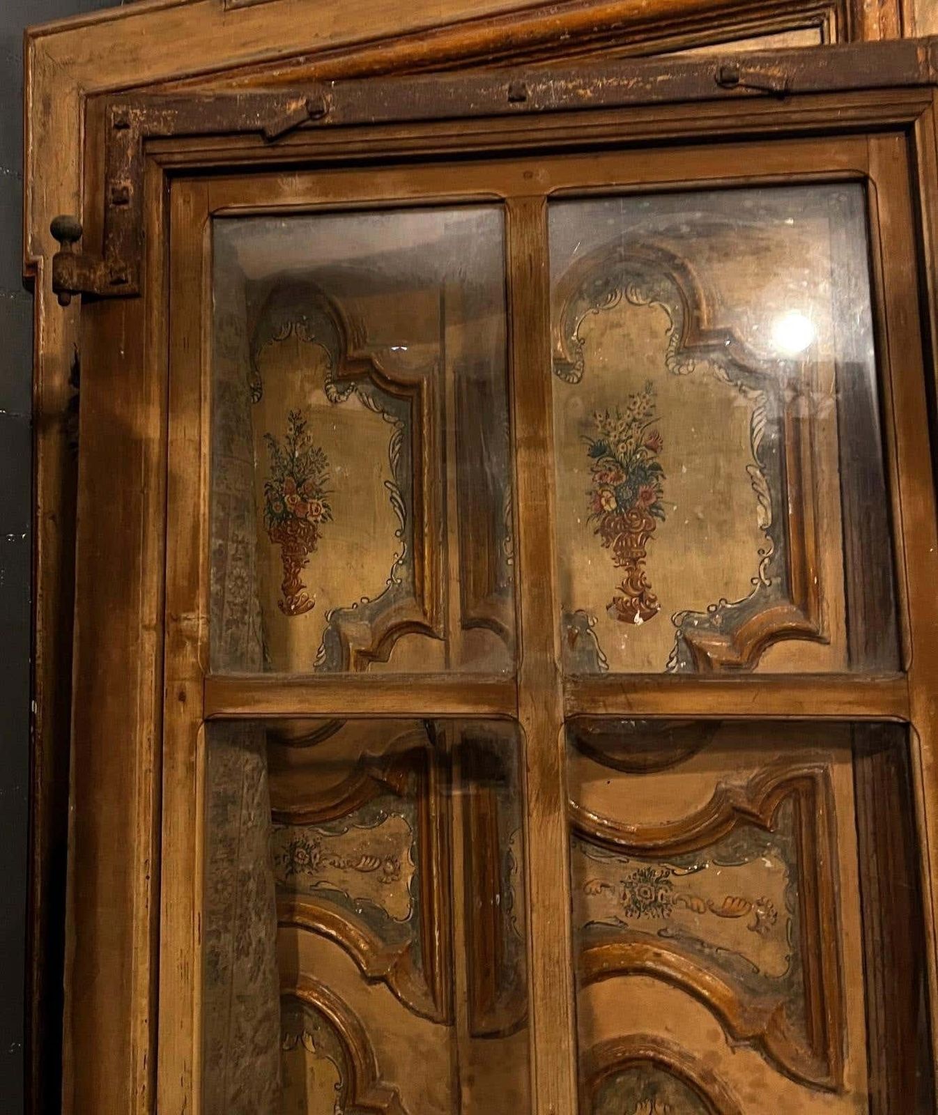 Single Leaf Glazed Interior Door With Opening Window, Italy photo vinterior