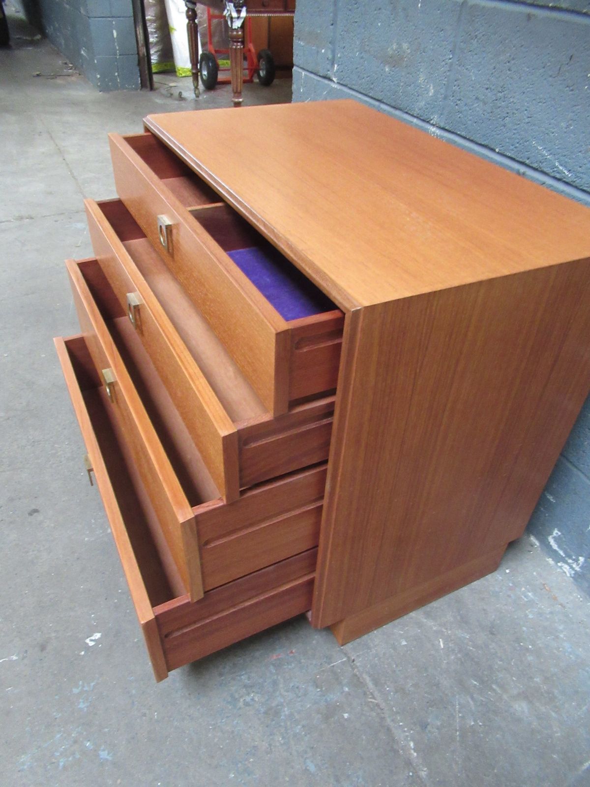 Teak   1970s   Four Drawer   G   Plan    Chest Of Four Drawers photo vintage