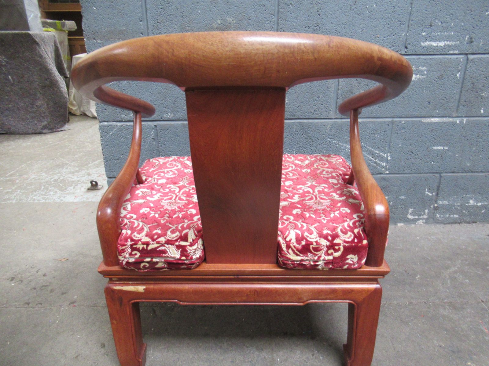 375.0 A Pair Of Chinese   Hard Wood  Arm Chairs photo