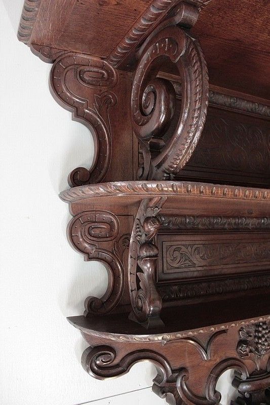 Sideboard Buffet Renaissance Spirit Oak 1900 photo 3212.57
