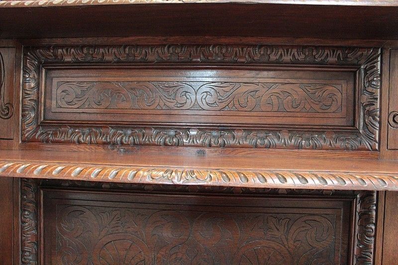 Sideboard Buffet Renaissance Spirit Oak 1900 photo buy