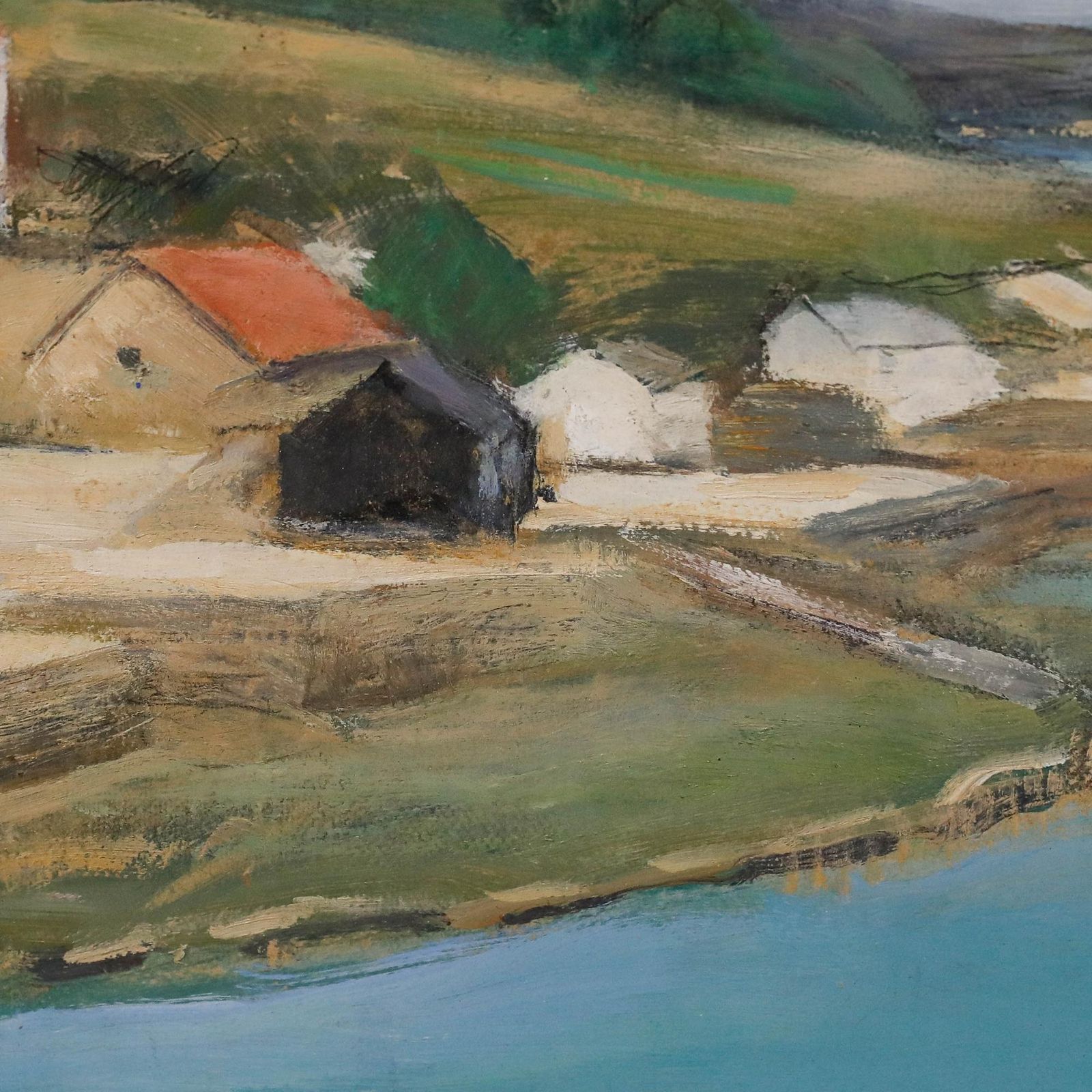Cecile Hertz Eyrolles (1875 1974)   Mid 20th Century Oil, Summer By The Bay photo buy