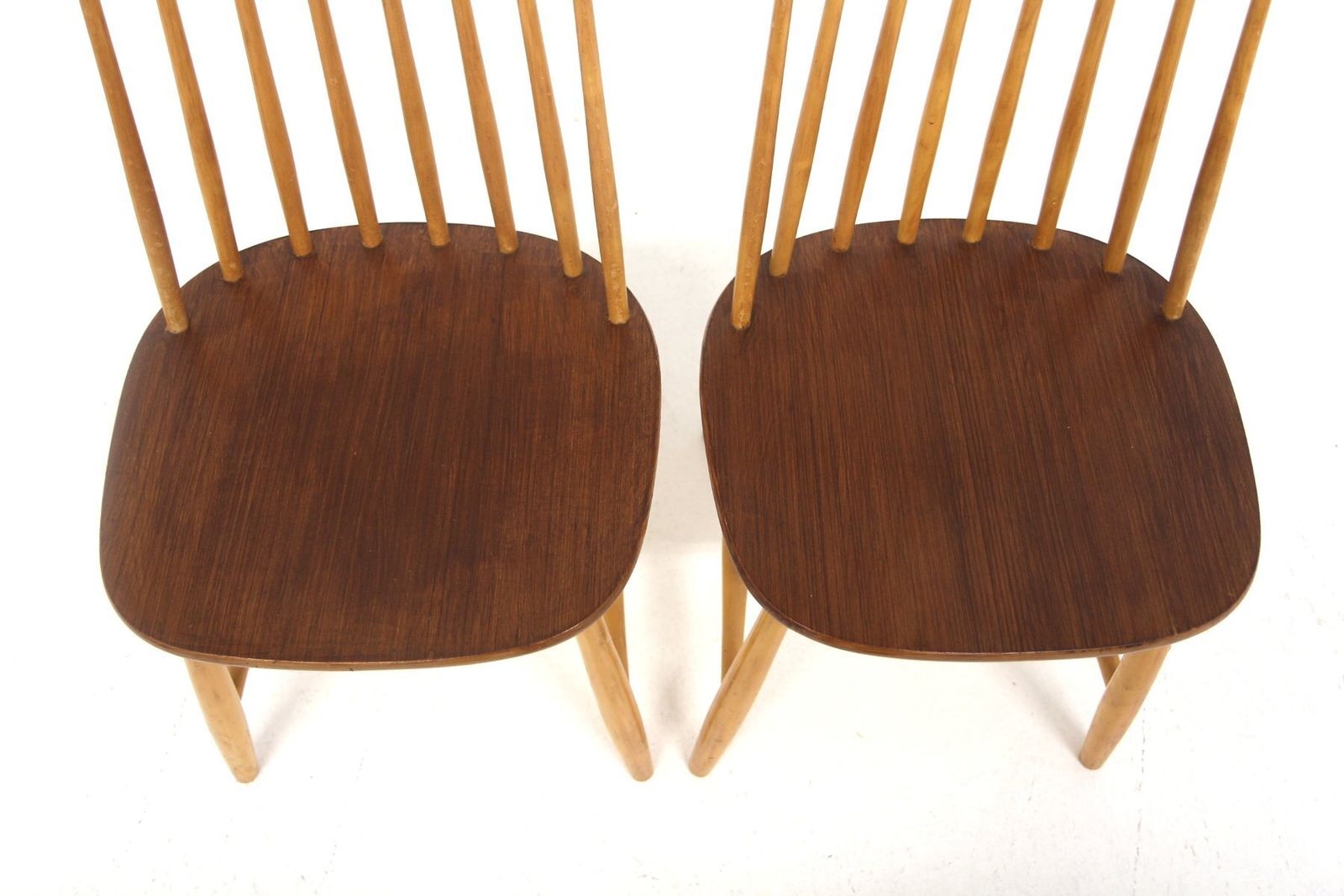 Pinnstol Scandinavian Chairs In Beech, Sweden, 1960, Set Of 2 photo furniture