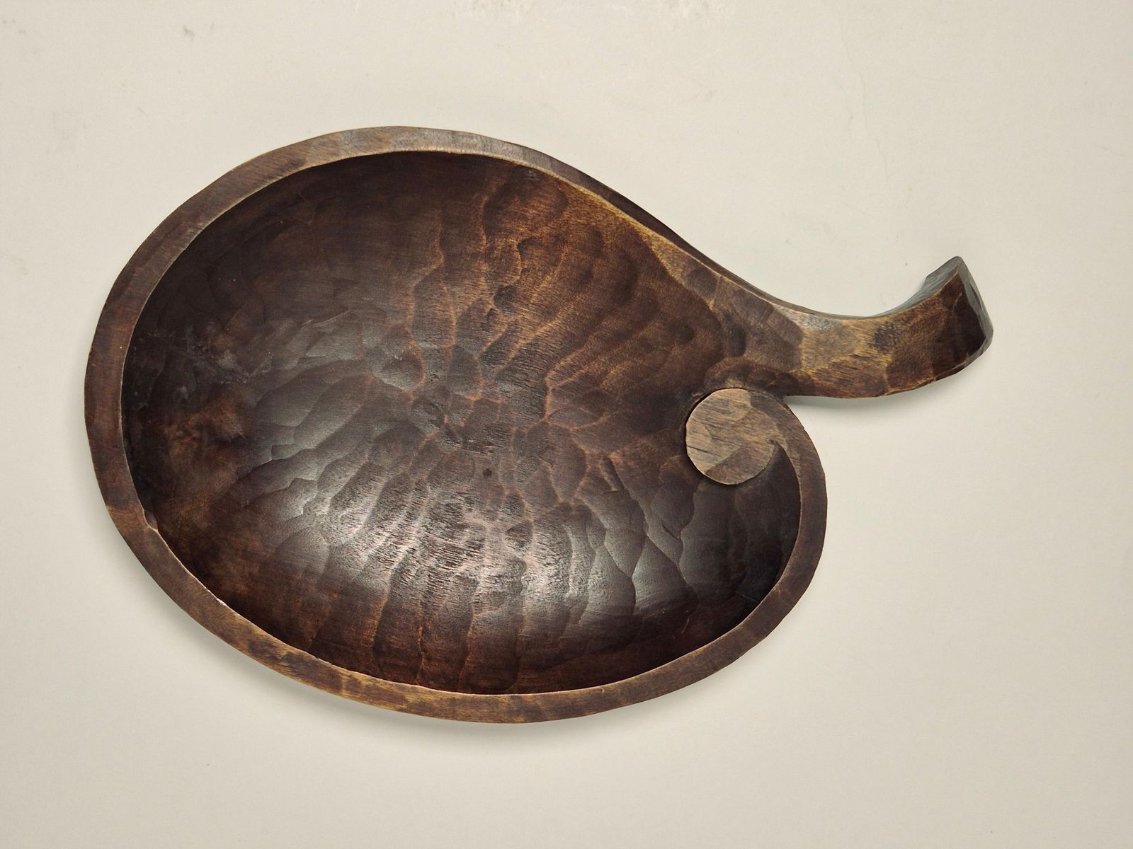 Bo Fjæstad, Decorative Bowl In Hand Cut Wood, Rackstadgruppen / Arts & Crafts. photo furniture