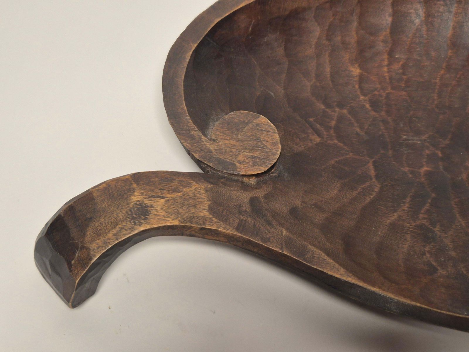 Bo Fjæstad, Decorative Bowl In Hand Cut Wood, Rackstadgruppen / Arts & Crafts. photo for sale