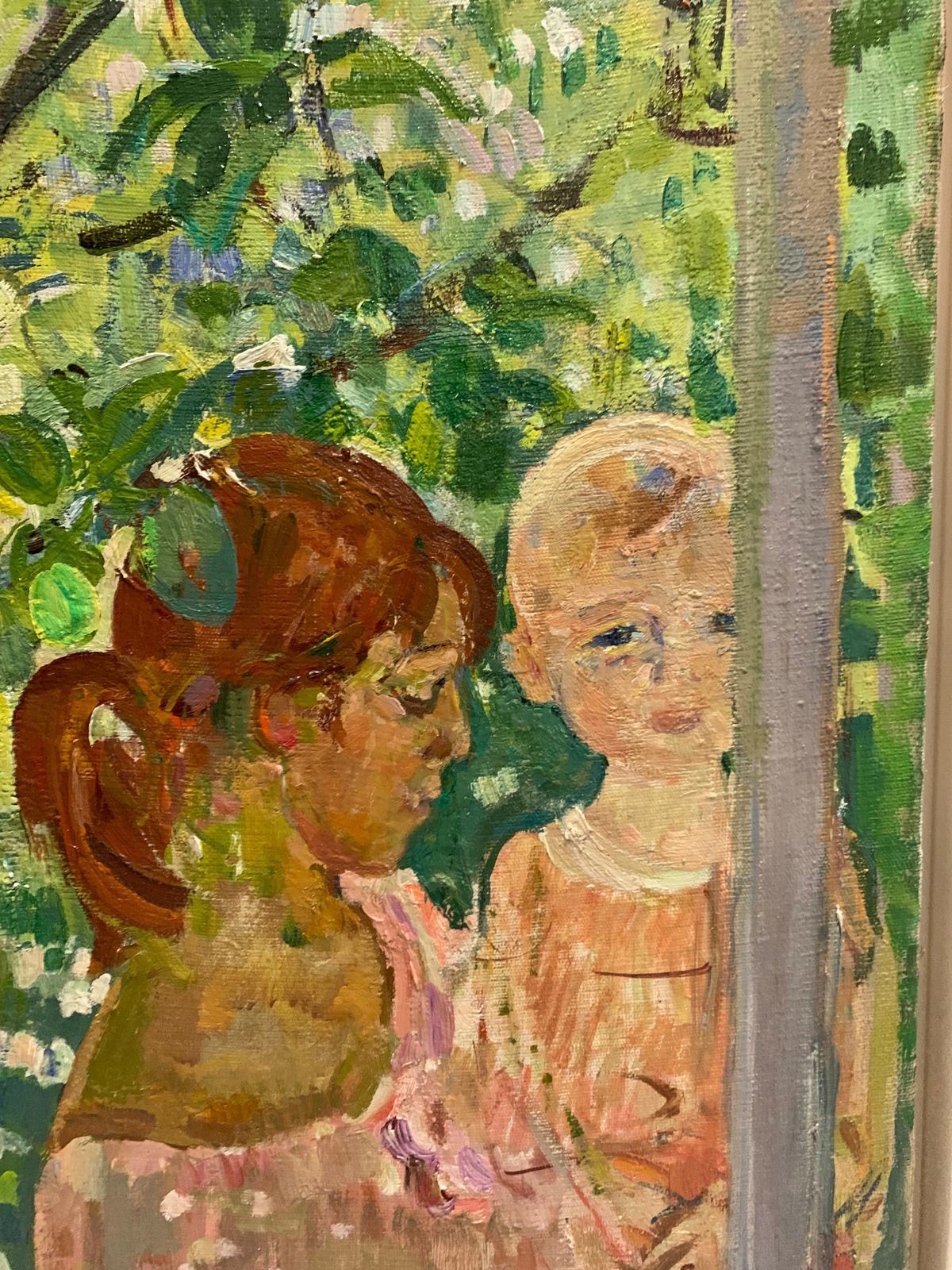 Gleb Savinov " Mother " Child, Mother, Mother's Day Oil. photo for sale