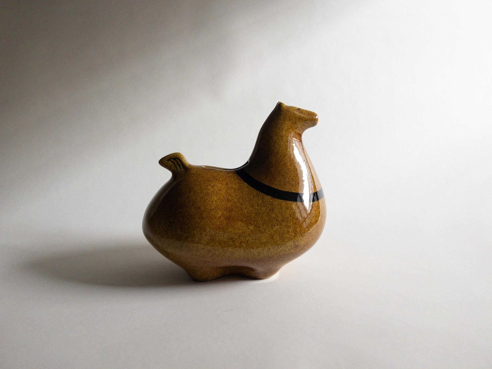 Baldelli Horse Money Bank   Rare Mid Century Italian Pottery   Collectible Piggy Banks photo vinterior