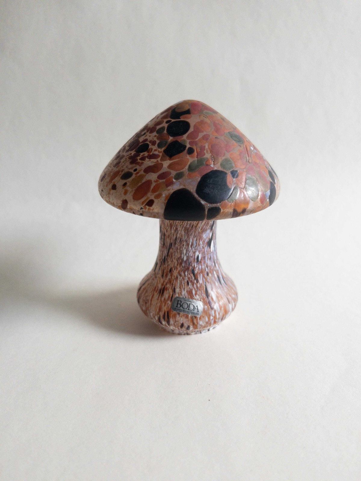 Kosta Boda Waxcap Glass Mushroom   Monica Backström 1970s Decor photo 191.0