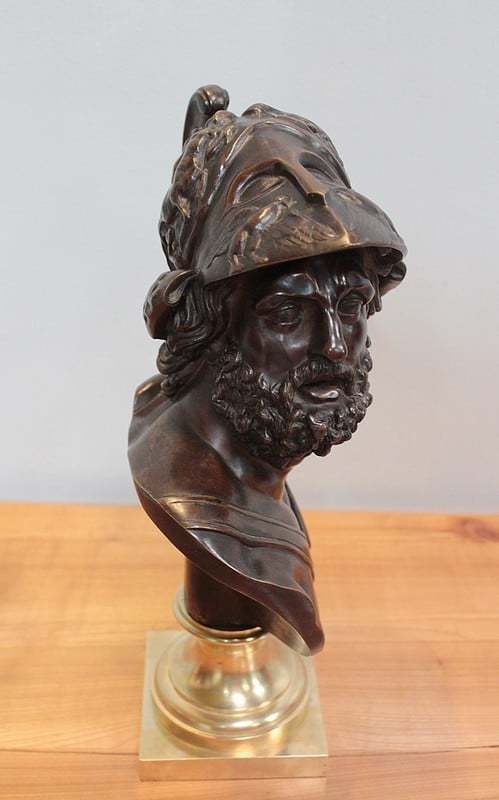 Bust Of Pericles Bronze 20th photo furniture
