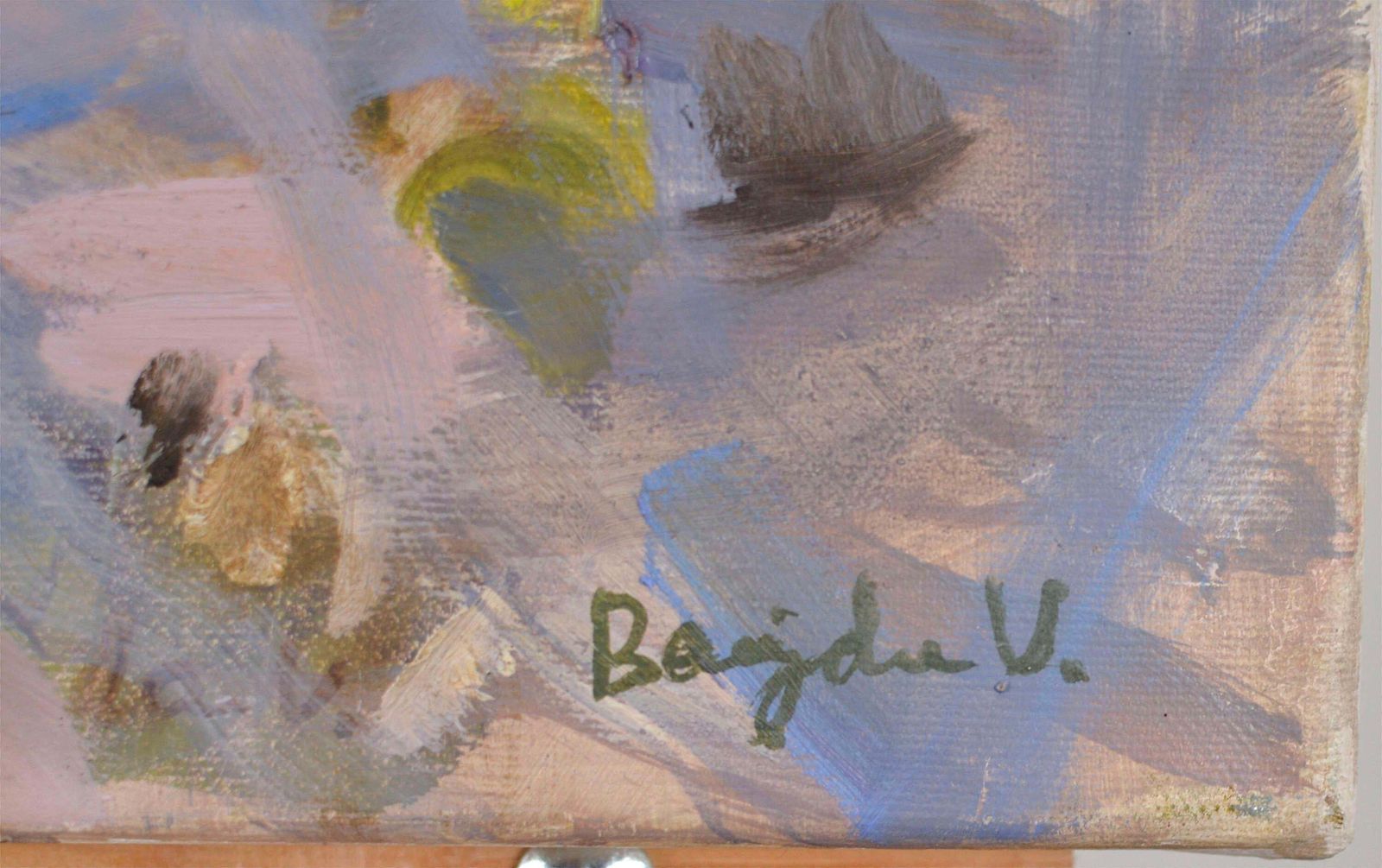 In April Sun. Painting By Valery Bayda  Oil On Canvas photo furniture