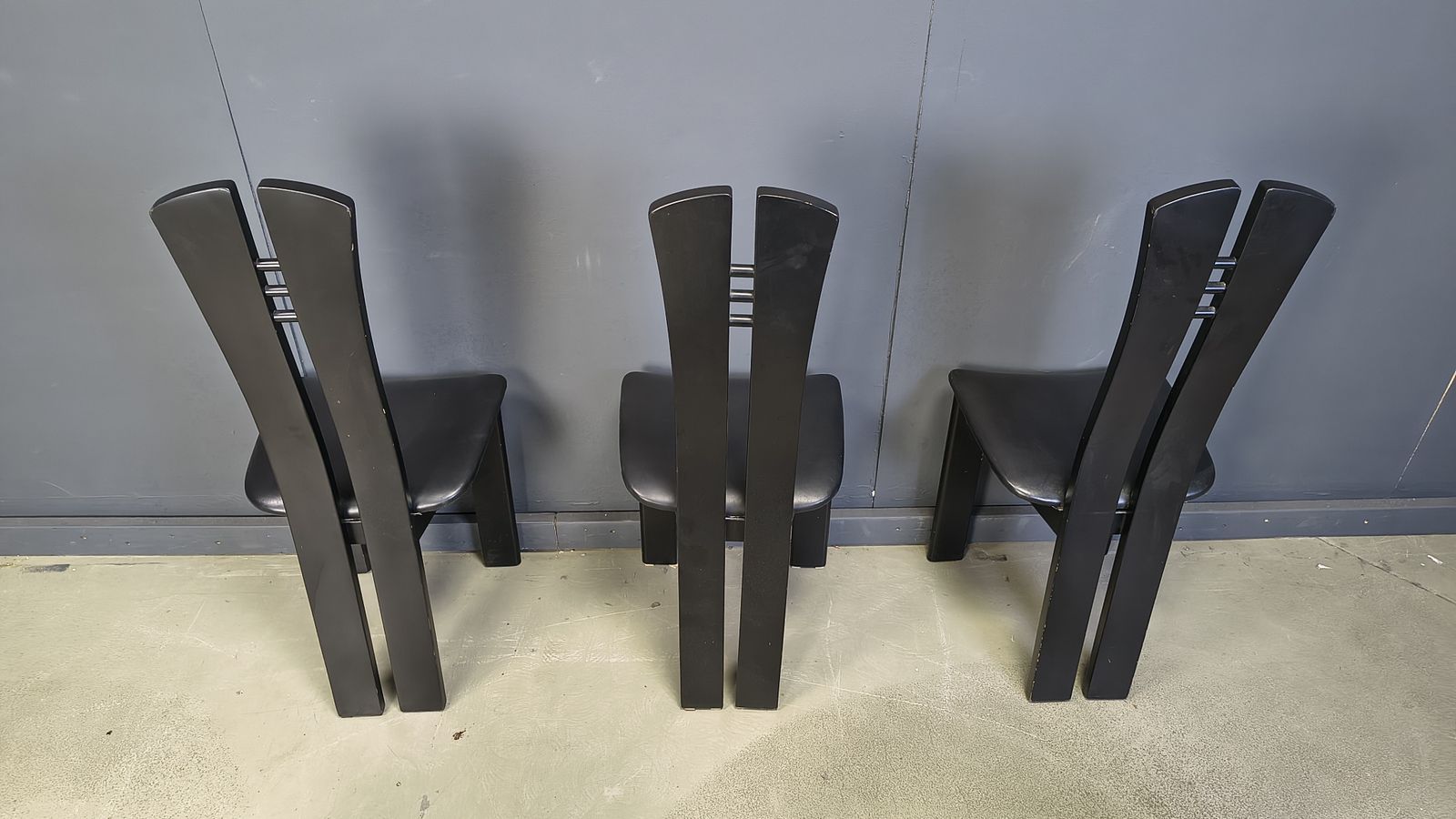 Post Modern Wooden Dining Chairs, 1980s   Set Of 6 photo buy