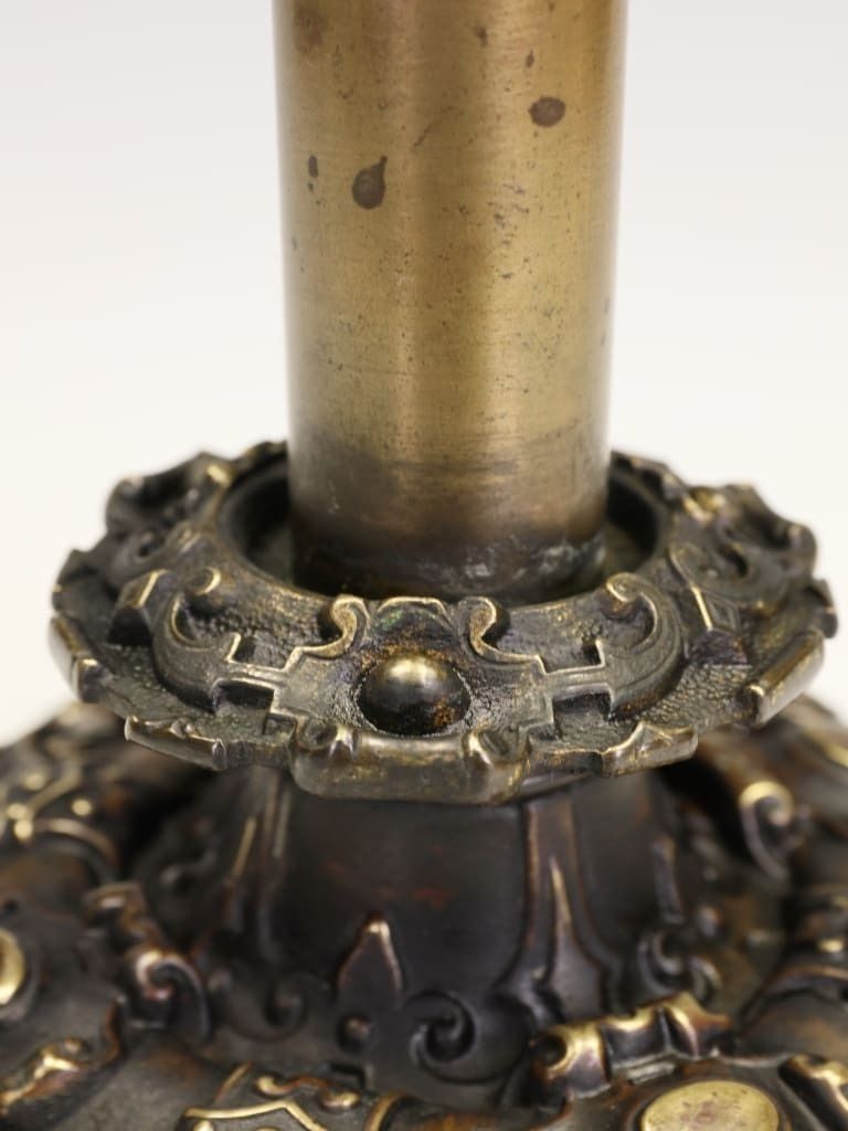 photo for sale William IV Brass Patent Candlestick By Palmer & Co, London