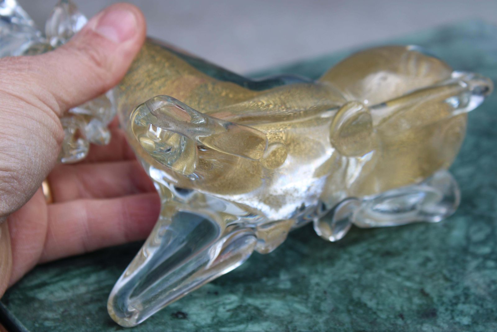 Capricorn In Murano Glass By Seguso 1950 Italy Gold Dust. photo buy
