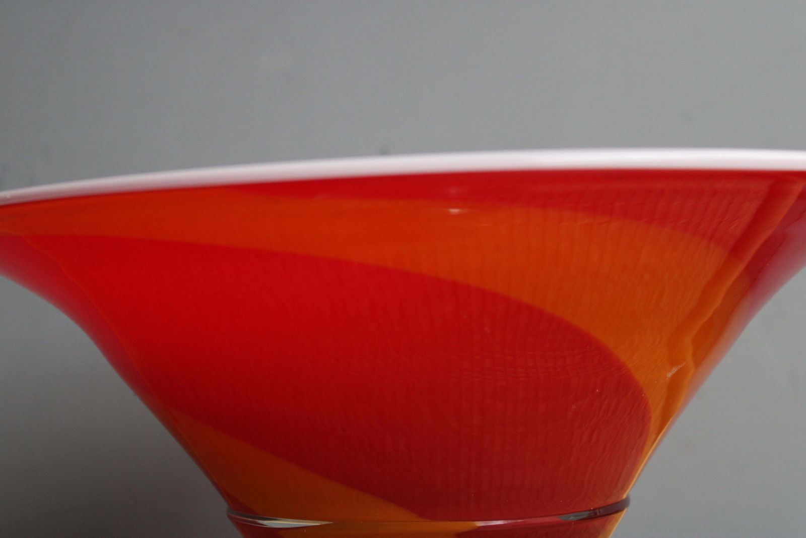Italy Colored Murano Glass Round Cup. photo for sale