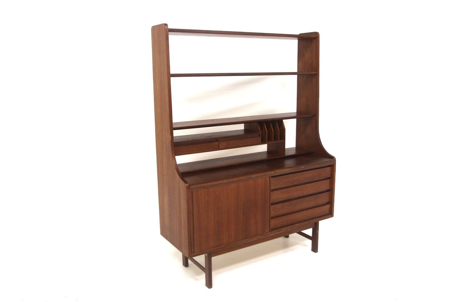 Scandinavian Teak Secretary Desk, Sweden, 1960