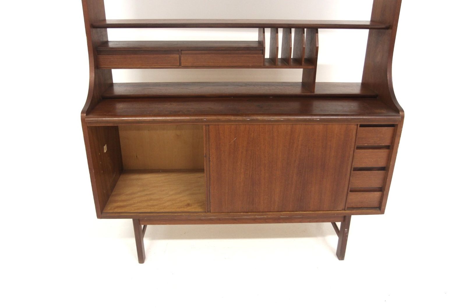 Scandinavian Teak Secretary Desk, Sweden, 1960 photo for sale