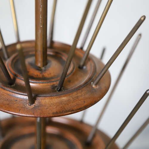 Victorian Cotton Reel Display Tree With Four Tiers, English Shop Fitting C.1890 photo vintage