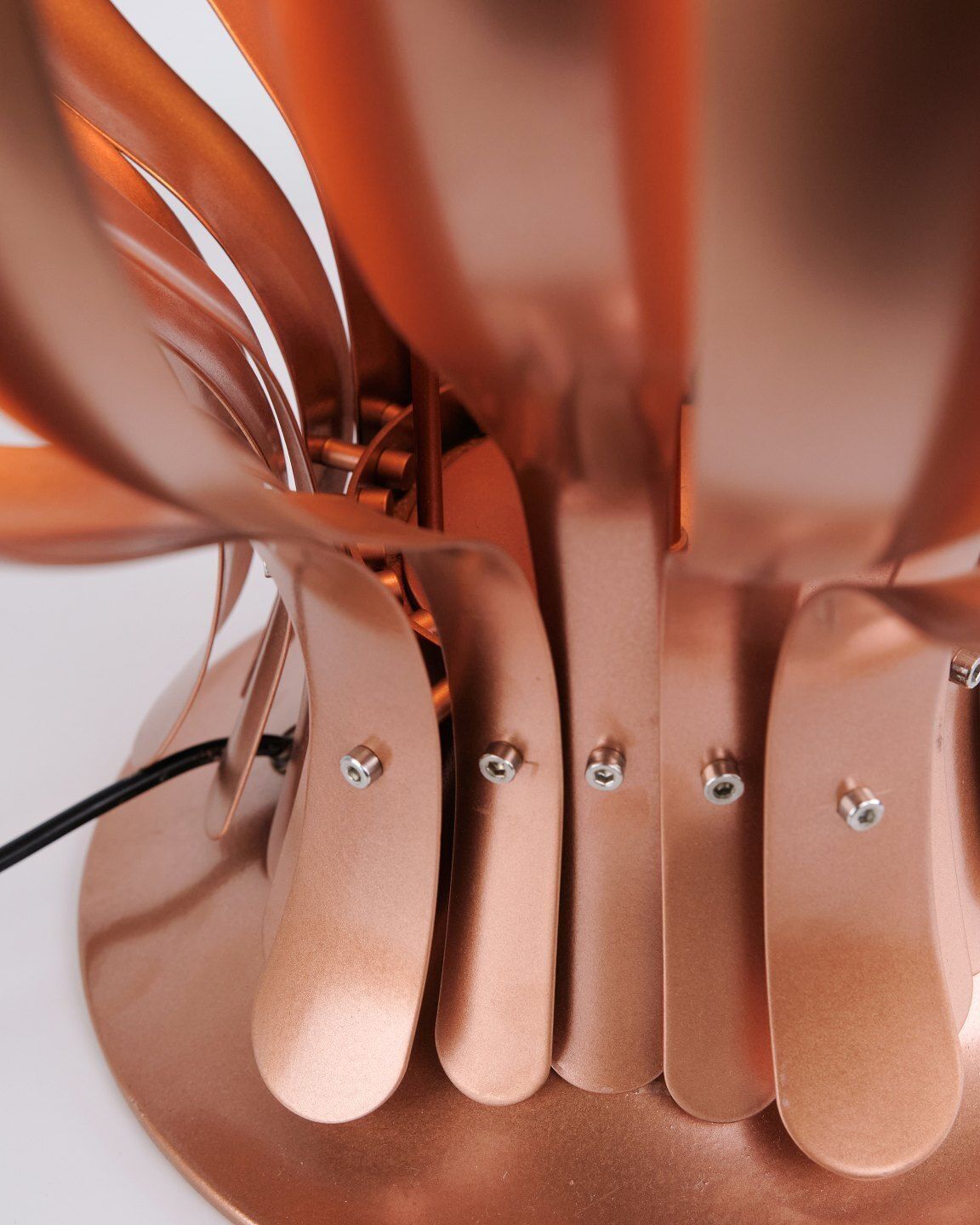 Onion Copper Table Lamp By Verner Panton, 1970s photo vintage