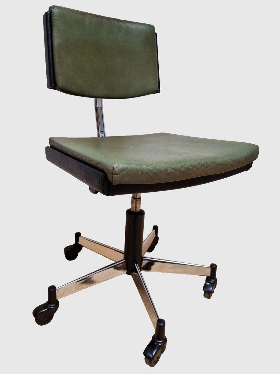 Adjustable Swivel Office Chair From Stoll Giroflex, Switzerland, 1965 photo furniture