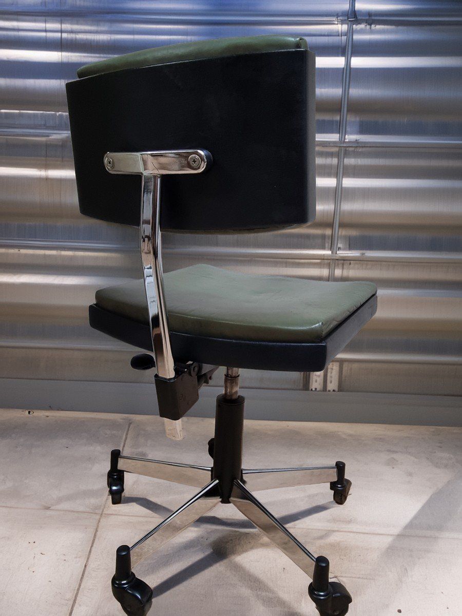photo vinterior Adjustable Swivel Office Chair From Stoll Giroflex, Switzerland, 1965