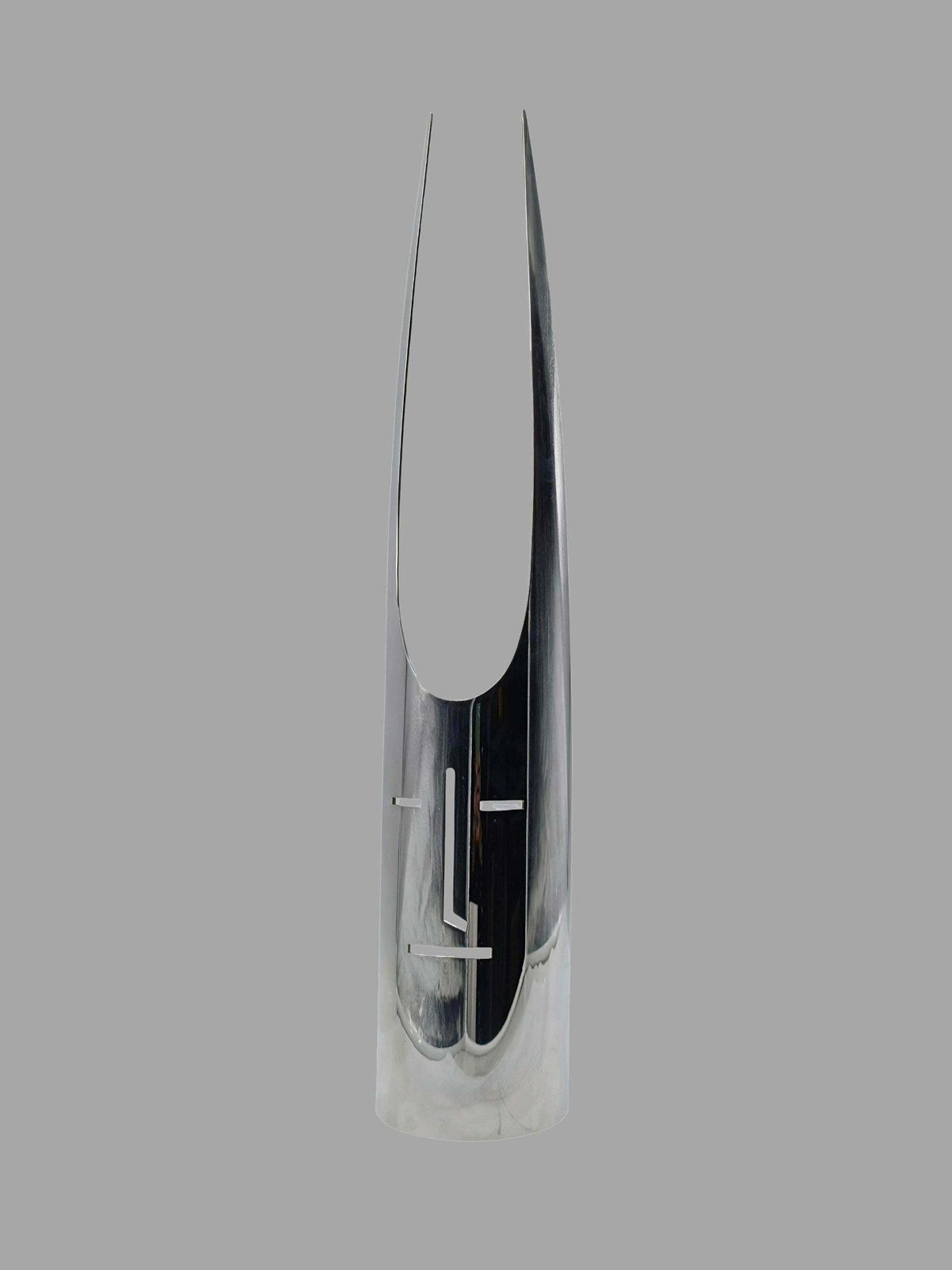 Gio Ponti For Lino Sabattini Sculpture In Metal "Horned Mask," Italy 1970 photo Art