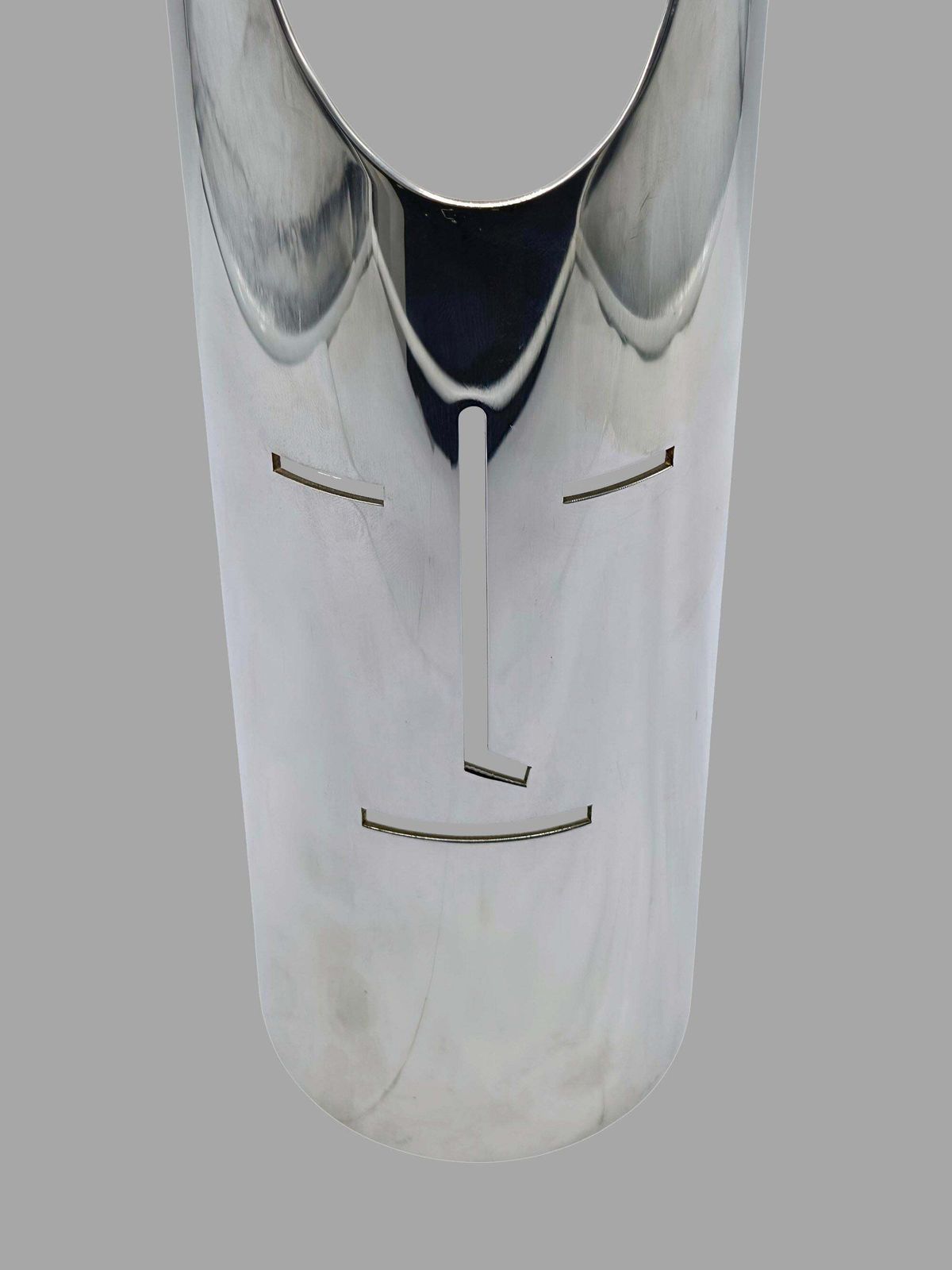 Gio Ponti For Lino Sabattini Sculpture In Metal "Horned Mask," Italy 1970 photo 3013.0