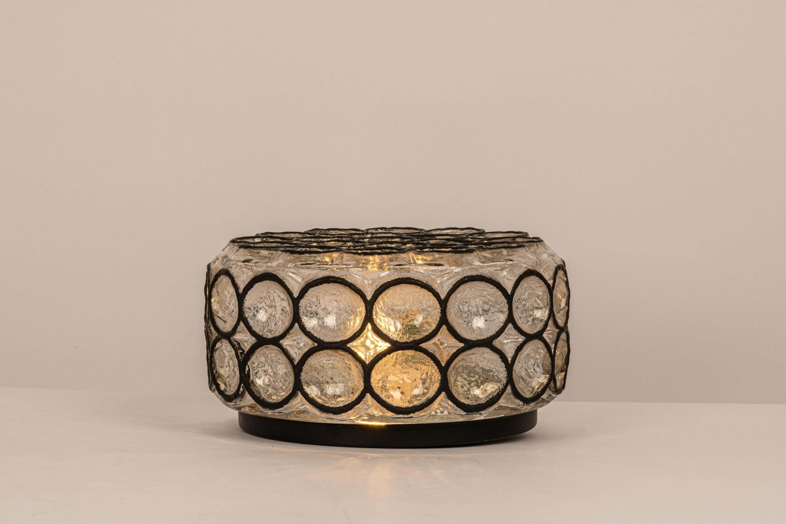 photo furniture 1 Of 8 Petite Iron And Glass Wall Or Ceiling Lights By Limburg, Germany, 1960s