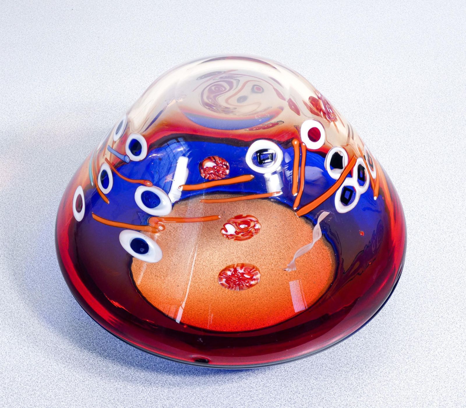348.0 Murano Blown Glass Vase, Design Stefano Toso. Italy, 90s photo