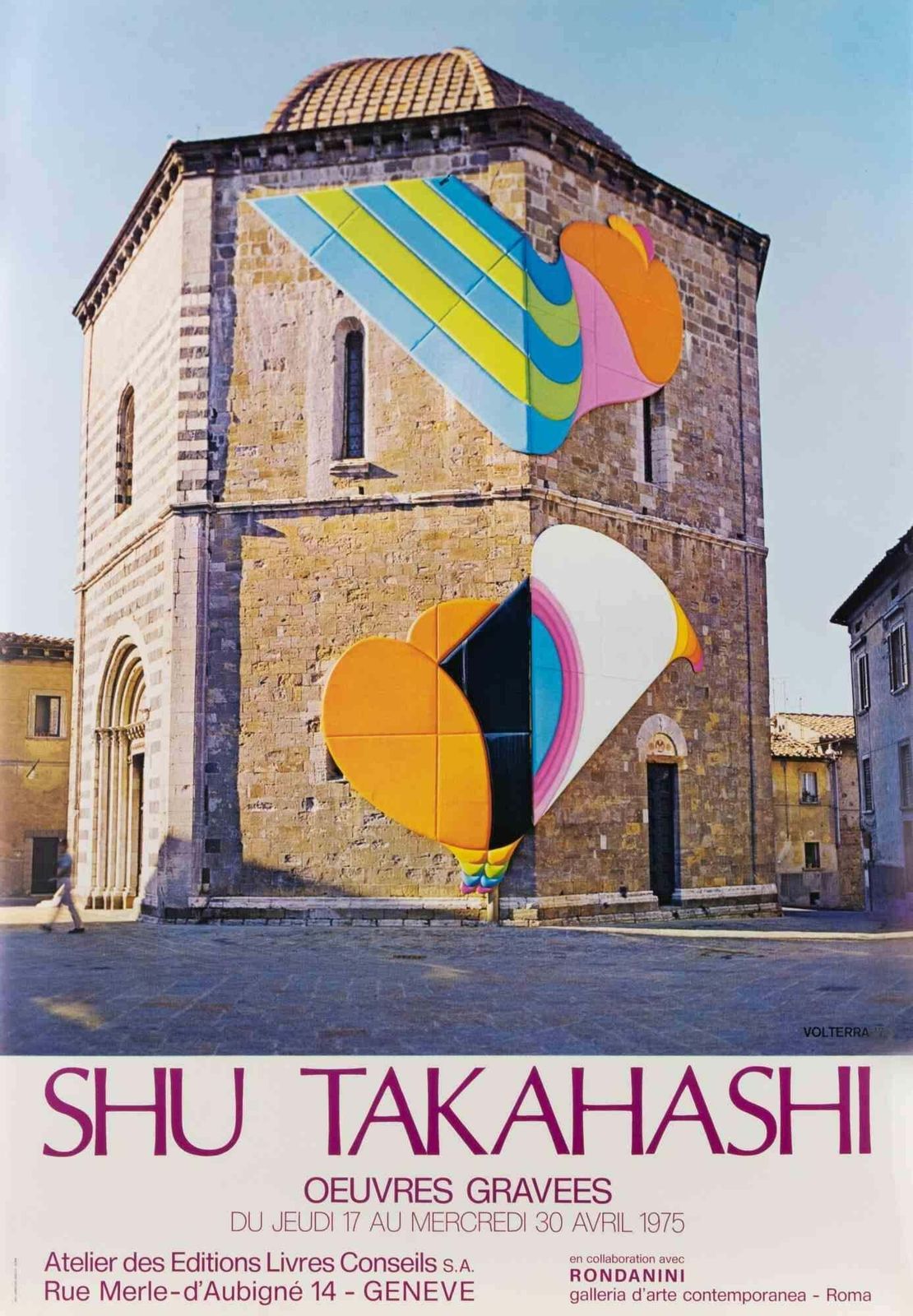 Shu Takahashishu Takahashi  Poster Exhibition In Geneva   Poster By Shu Takahashi   19731973