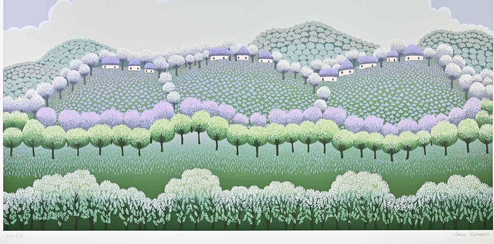 Ivan Rabuzinlandscape   Screen Print By Ivan Rabuzin   19901990 photo furniture
