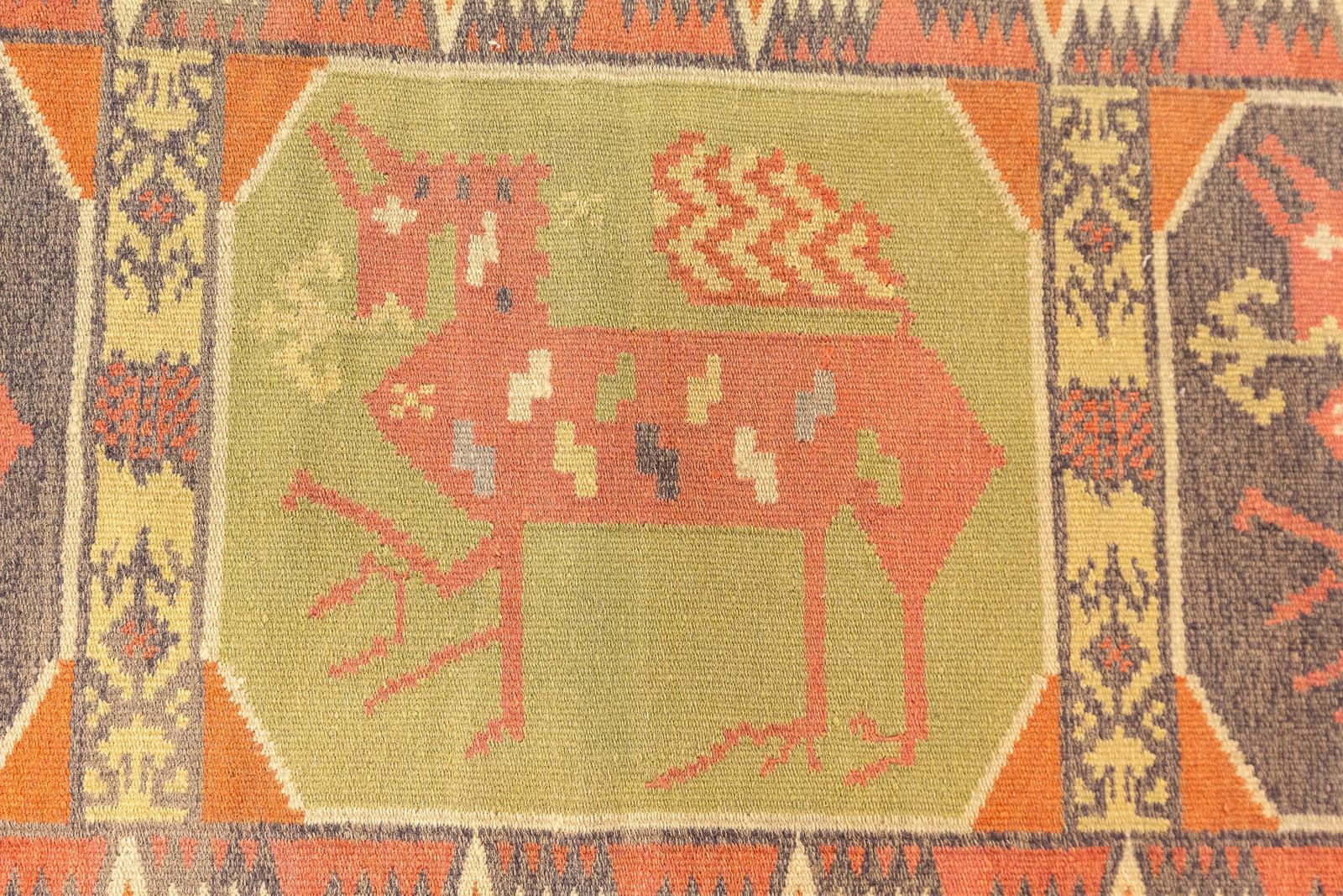 Scandinavian Swedish Textile Horse Design photo vinterior