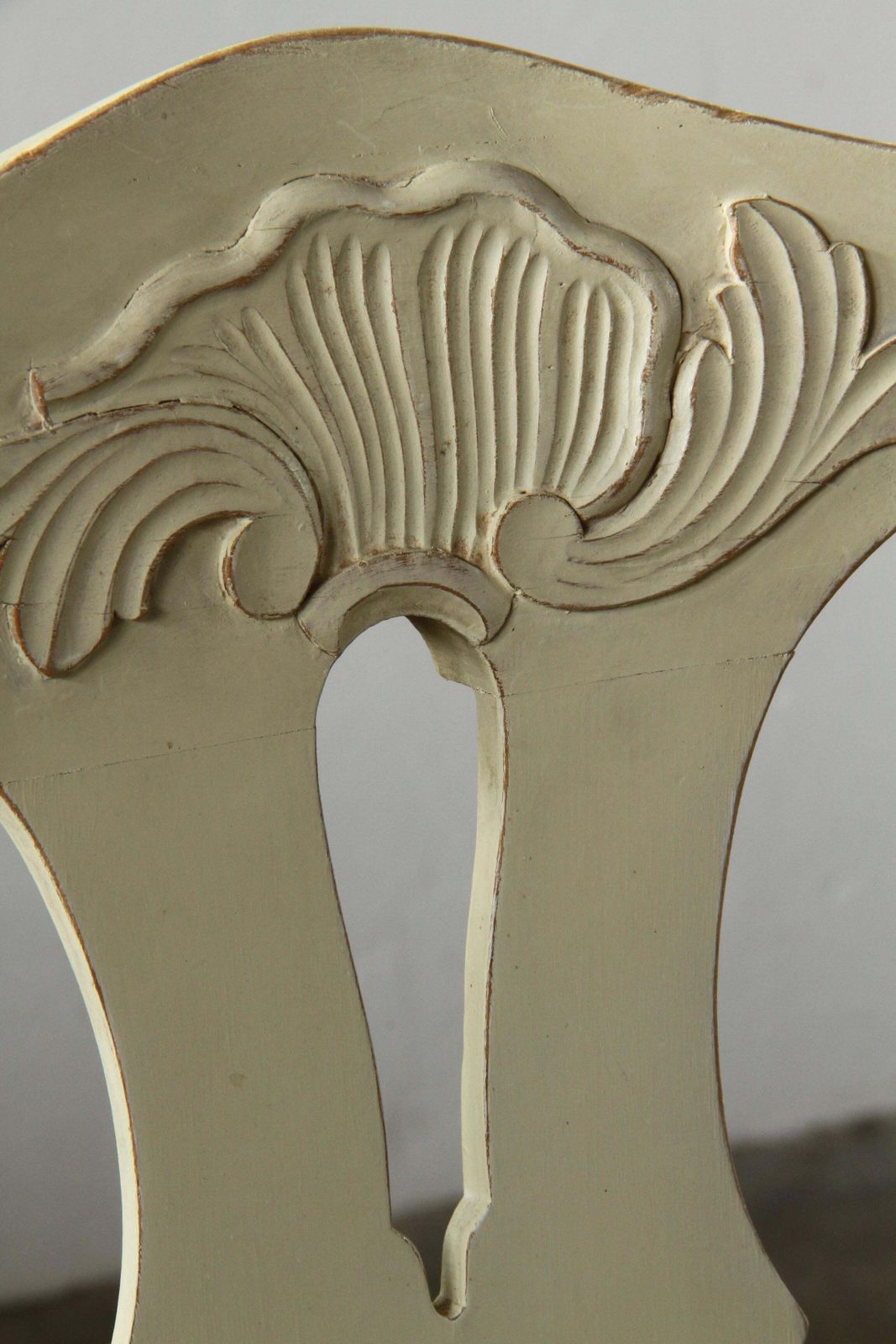 Vintage Set Of 4 Swedish "Conservatory" Rococo Style Louis XV Chairs, Early 1900 photo for sale