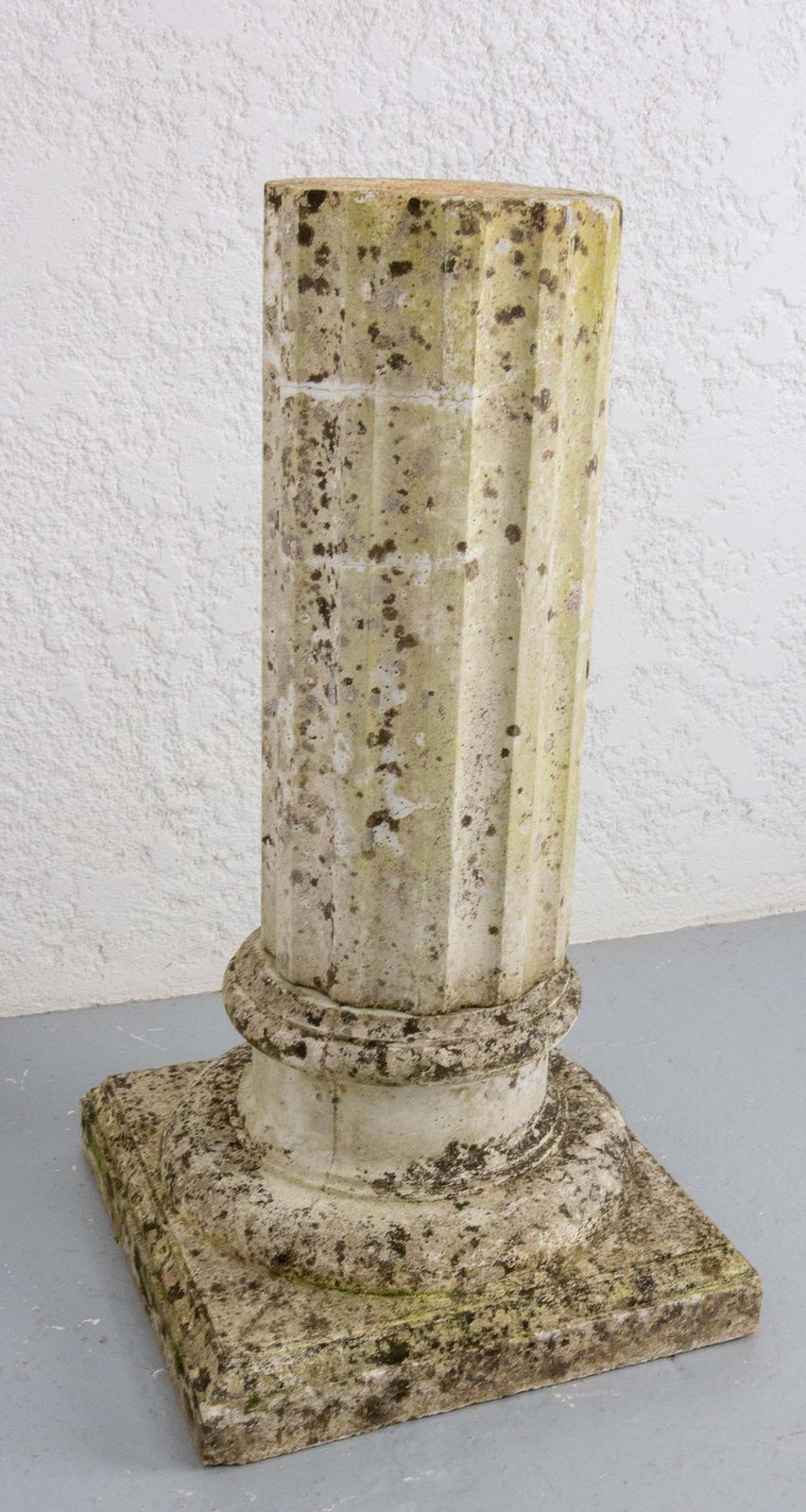 photo for sale Pair Of Garden Cement Column French, Mid 20th Century