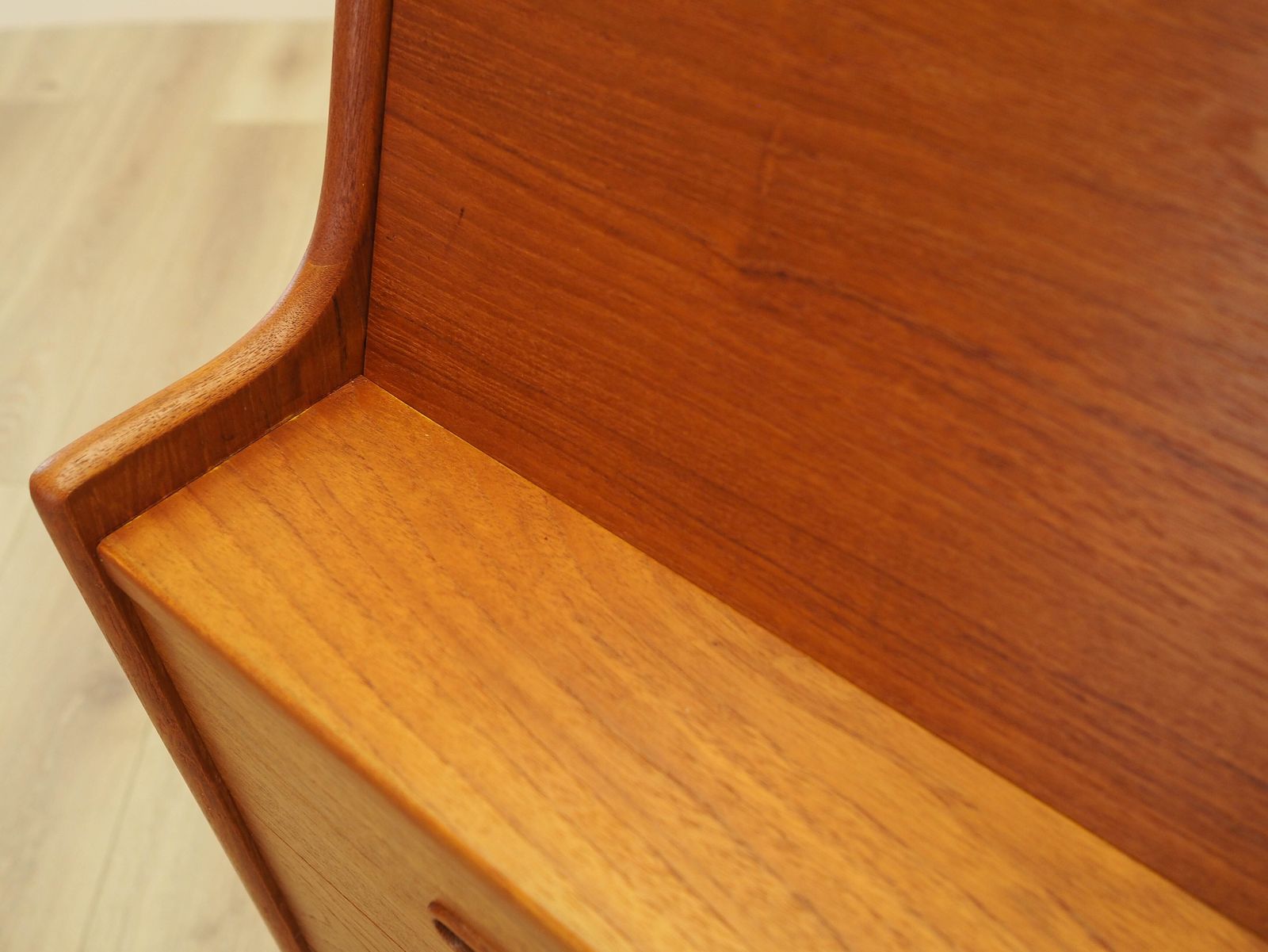 photo vinterior Teakhouten Secretaire, Deens Design, Jaren 1960, Ontwerper: Arne Wahl Iversen, Fabrikant: Vinde Møbelfabrik