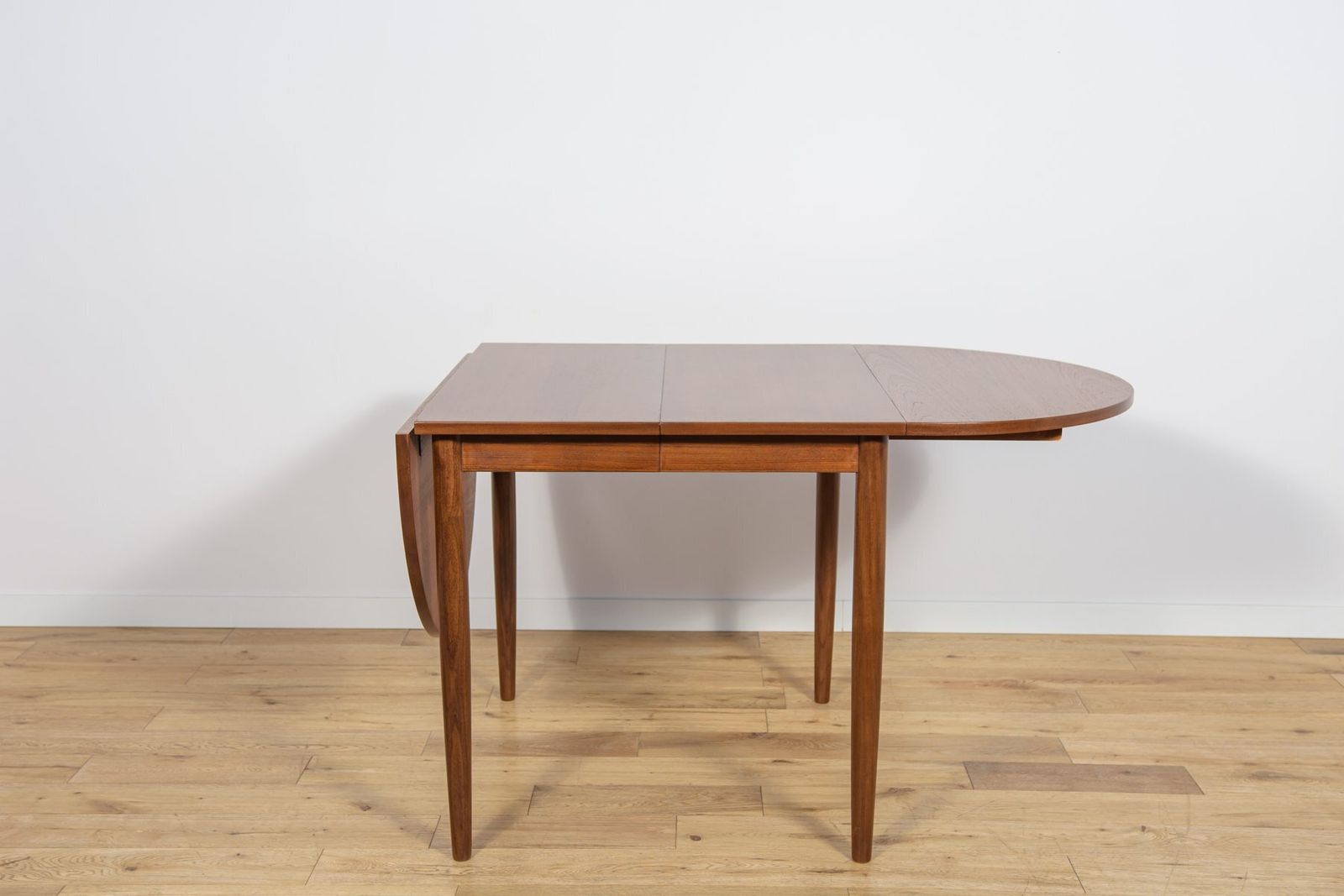 Mid Century Extendable Teak Dining Table, Denmark, 1960s photo vintage