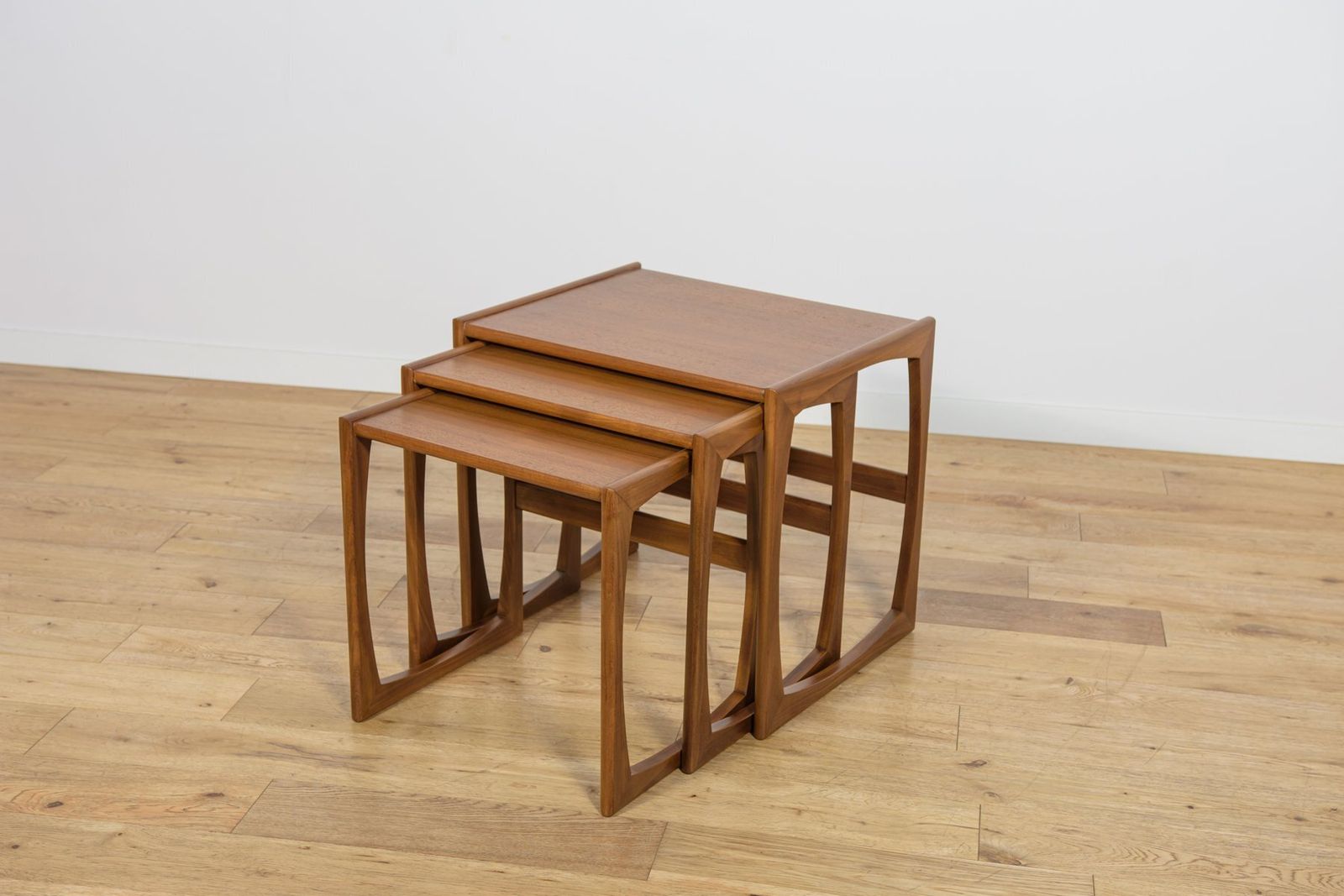 Mid Century Teak Nesting Tables By R. Benett For G Plan, United Kingdom, 1970s, Set Of 3