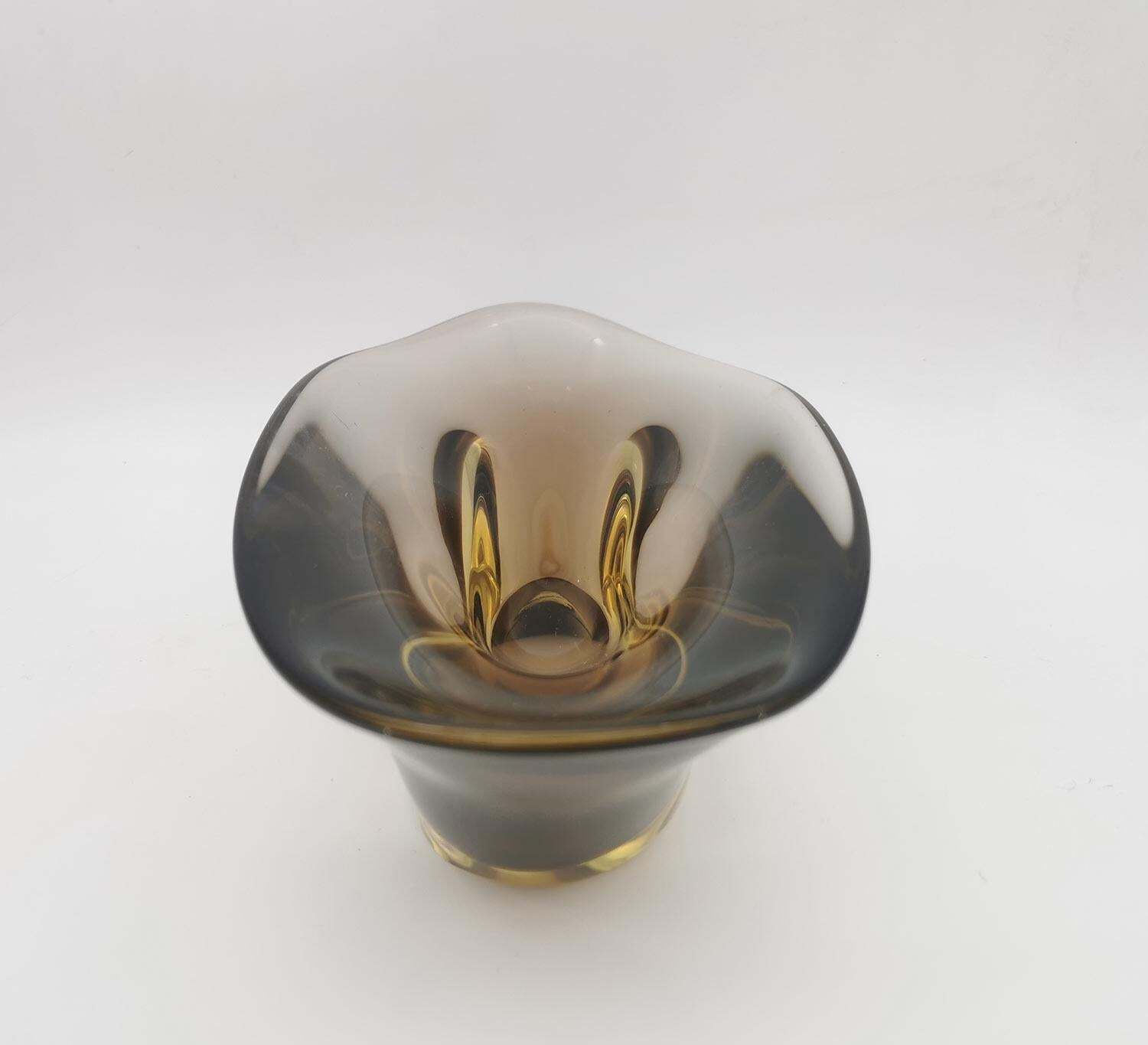 photo for sale Flavio Poli Sommerso Vase For Seguso, Murano Venice