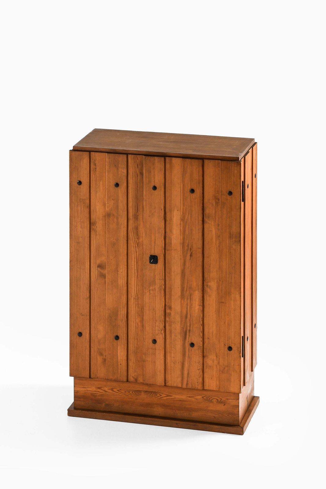 Lovö Cabinet In Iron, Pine And Wrought Iron By Axel Einar Hjorth, 1930s photo Furniture