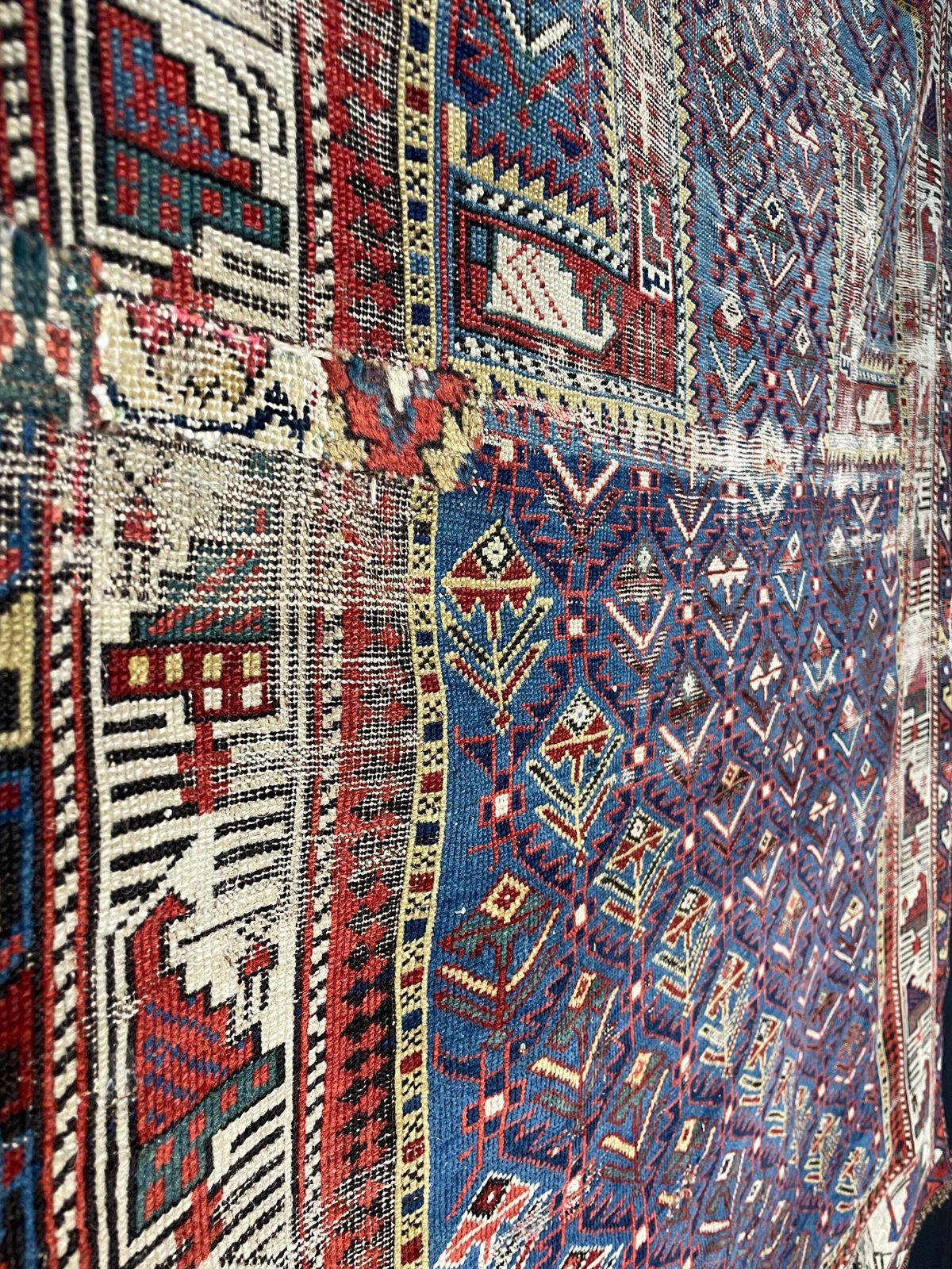 Antique Caucasian Shirvan Marasali Prayer Rug photo 995.0