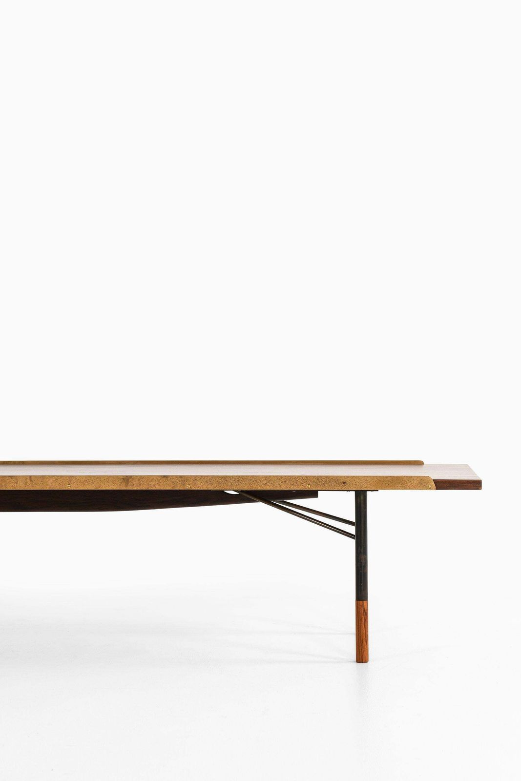 Bench In Brass And Rosewood By Finn Juhl, 1953 photo for sale