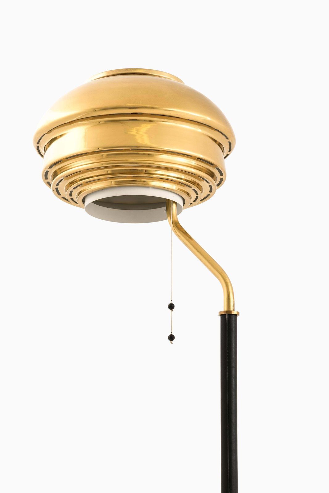 Floor Lamp In Brass And Leather By Alvar Aalto, 1950s photo furniture