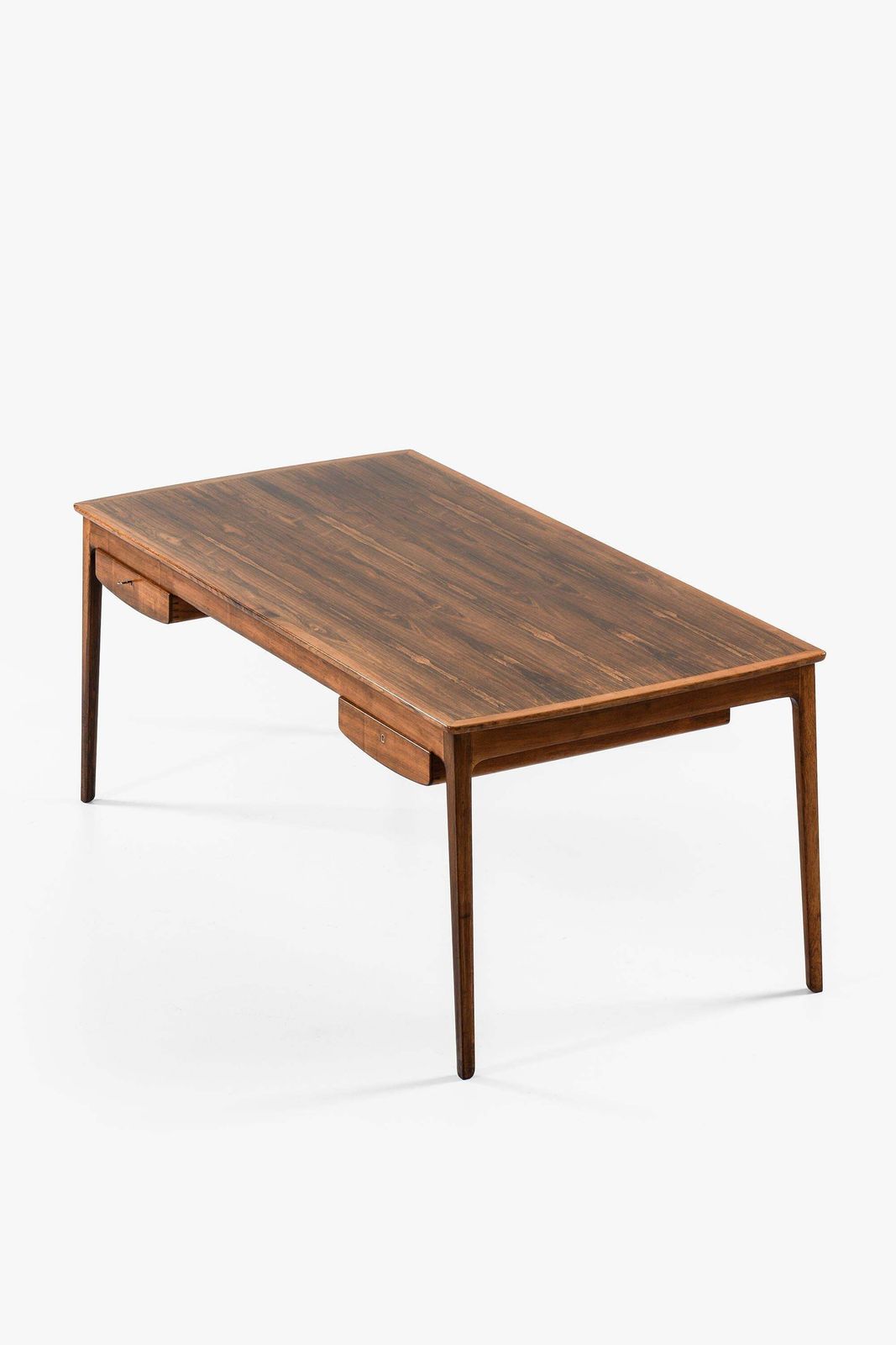 Freestanding Desk In Brass And Rosewood By Ole Wanscher, 1959 photo buy