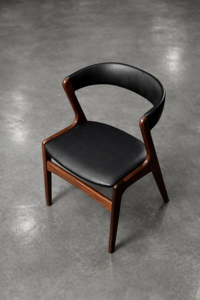 Mid Century Modern Danish Fire Office Chair In Teak, 1960s photo vinterior