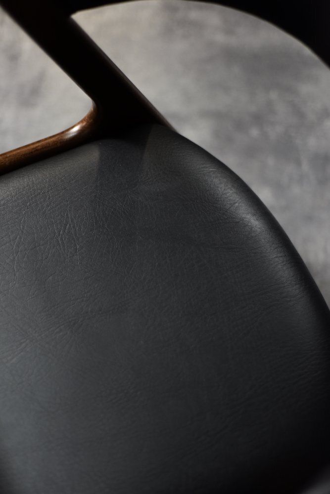 Furniture Mid Century Modern Danish Fire Office Chair In Teak, 1960s photo