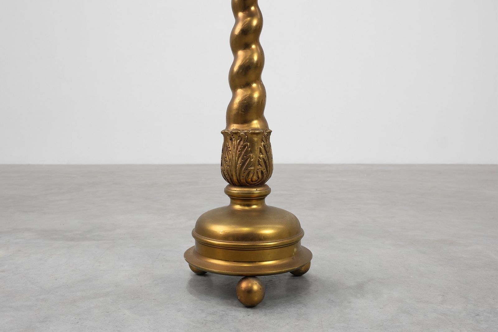 Art Deco Side Table With Green Marble Top And Bronze Base, Belgium, 1925 photo vinterior